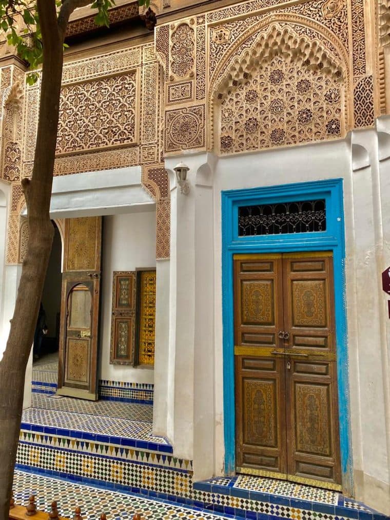 Zellige tilework, Bahia Palace
